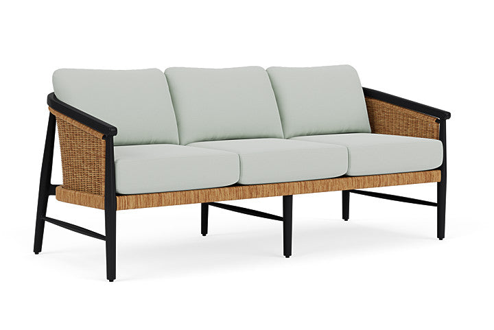 Lloyd Flanders - Galloway Sofa In Tortoiseshell Finish With Callen Celadon Fabric - 2390551112024 view 1