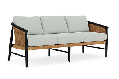 Lloyd Flanders - Galloway Sofa In Tortoiseshell Finish With Callen Celadon Fabric - 2390551112024 view 1