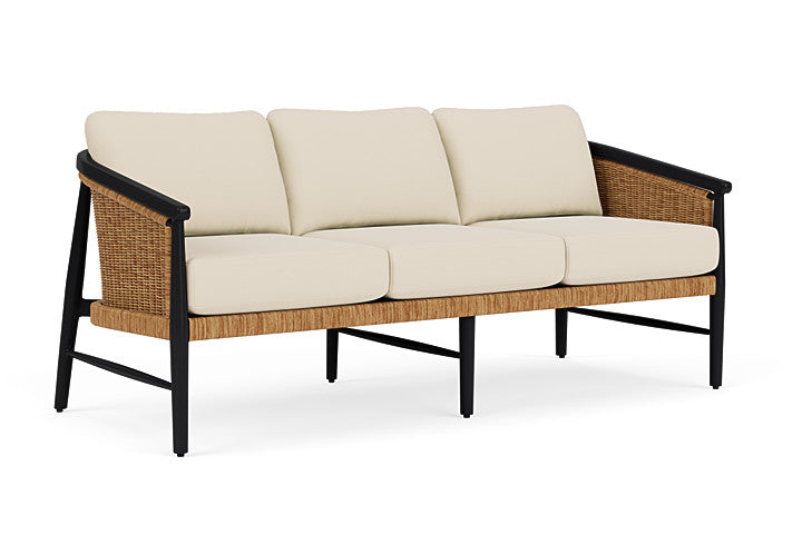 Lloyd Flanders - Galloway Sofa In Tortoiseshell Finish With Callen Pearl Fabric - 2390551112021 view 1