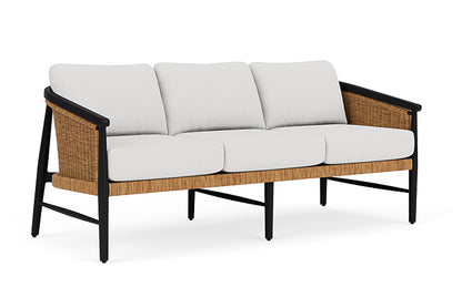 Lloyd Flanders - Galloway Sofa In Tortoiseshell Finish With Canvas Natural Fabric - 239055111159 view 1