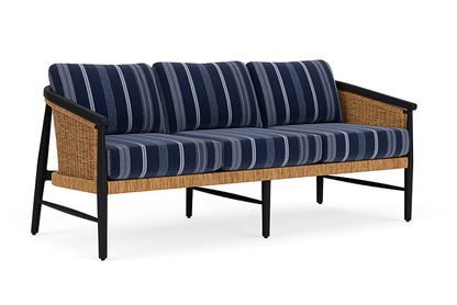 Lloyd Flanders - Galloway Sofa In Tortoiseshell Finish With Consider Indigo Fabric - 2390551111969 view 1