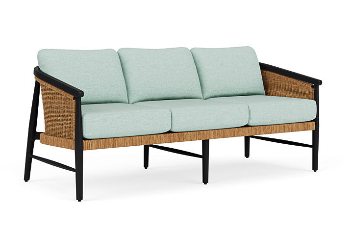 Lloyd Flanders - Galloway Sofa In Tortoiseshell Finish With Demo Mist Fabric - 239055111066 view 1