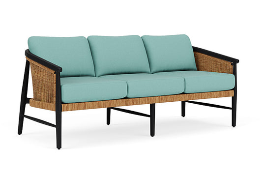 Lloyd Flanders - Galloway Sofa In Tortoiseshell Finish With Fife Aruba Fabric - 239055111748 view 1