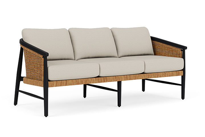 Lloyd Flanders - Galloway Sofa In Tortoiseshell Finish With Fife Fog Fabric - 239055111181 view 1