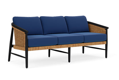 Lloyd Flanders - Galloway Sofa In Tortoiseshell Finish With Flagship Lapis Fabric - 2390551111813 view 1