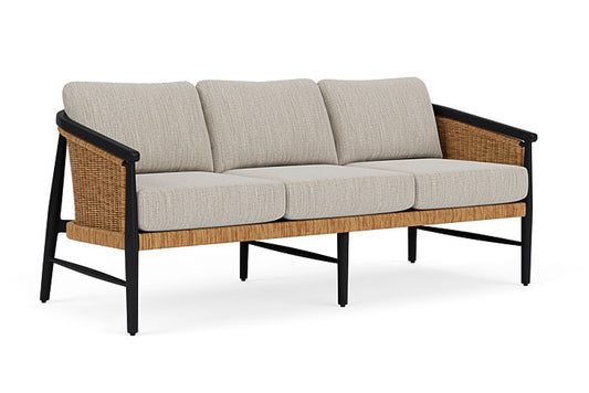 Lloyd Flanders - Galloway Sofa In Tortoiseshell Finish With Friendly Flax Fabric - 2390551112026 view 1