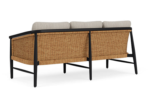 Lloyd Flanders - Galloway Sofa In Tortoiseshell Finish With Friendly Flax Fabric - 2390551112026 view 2