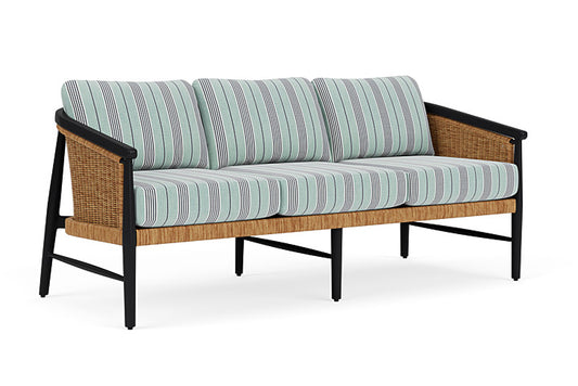 Lloyd Flanders - Galloway Sofa In Tortoiseshell Finish With Hansen Seaglass Fabric - 2390551111926 view 1