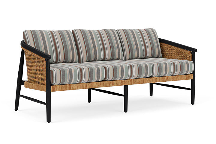 Lloyd Flanders - Galloway Sofa In Tortoiseshell Finish With Lima Heron Fabric - 239055111067 view 1