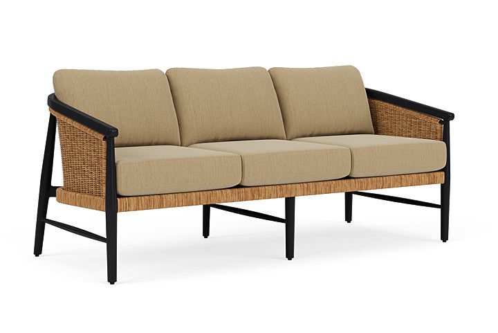 Lloyd Flanders - Galloway Sofa In Tortoiseshell Finish With Loveboat Saffron Fabric - 2390551112009 view 1