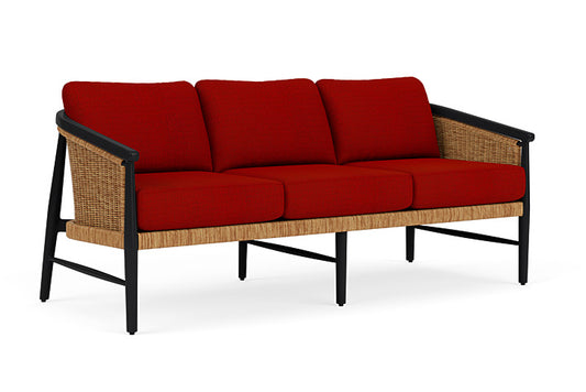 Lloyd Flanders - Galloway Sofa In Tortoiseshell Finish With Partyline Lollipop Fabric - 2390551112054 view 1