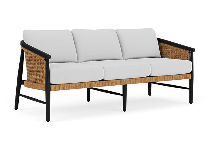 Lloyd Flanders - Galloway Sofa In Tortoiseshell Finish With Reflections Ice Fabric - 2390551112052 view 1