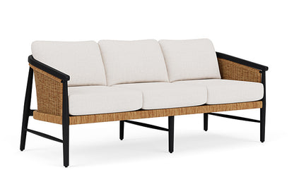 Lloyd Flanders - Galloway Sofa In Tortoiseshell Finish With Reflections Snow Fabric - 2390551112014 view 1