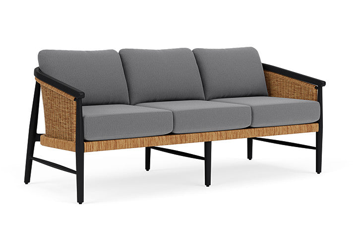 Lloyd Flanders - Galloway Sofa In Tortoiseshell Finish With Remy Graphite Fabric - 2390551112003 view 1