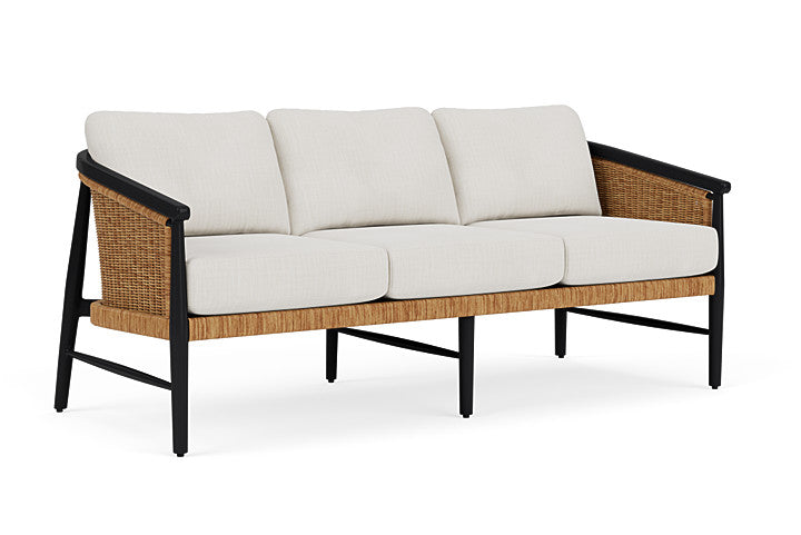 Lloyd Flanders - Galloway Sofa In Tortoiseshell Finish With Rollo Linen Fabric - 2390551112020 view 1