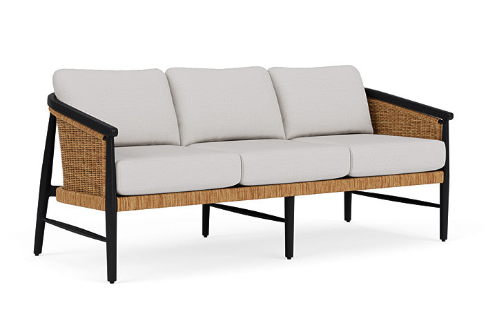 Lloyd Flanders - Galloway Sofa In Tortoiseshell Finish With Sailcloth Seagull Fabric - 239055111W61 view 1