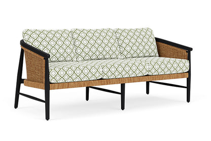 Lloyd Flanders - Galloway Sofa In Tortoiseshell Finish With Savannah Green Fabric - 2390551112064 view 1