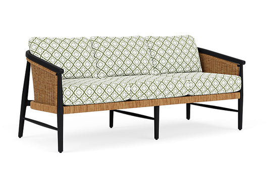 Lloyd Flanders - Galloway Sofa In Tortoiseshell Finish With Savannah Green Fabric - 2390551112064 view 1