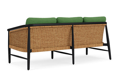Lloyd Flanders - Galloway Sofa In Tortoiseshell Finish With Seadog Botanical Fabric - 2390551112066 view 2