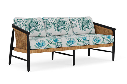 Lloyd Flanders - Galloway Sofa In Tortoiseshell Finish With Serena Floral Mist Fabric - 2390551112078 view 1
