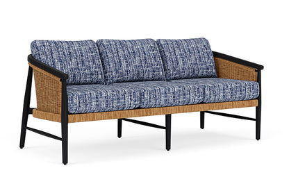 Lloyd Flanders - Galloway Sofa In Tortoiseshell Finish With Visions Cobalt Fabric - 239055111683 view 1
