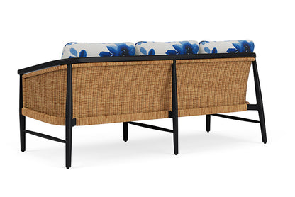 Lloyd Flanders - Galloway Sofa In Tortoiseshell Finish With Watercolor Blossom Capri Fabric - 239055111672 view 2