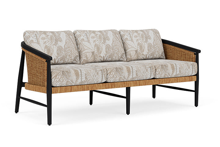 Lloyd Flanders - Galloway Sofa In Tortoiseshell Finish With Wayfarer Dune Fabric - 2390551112073 view 1