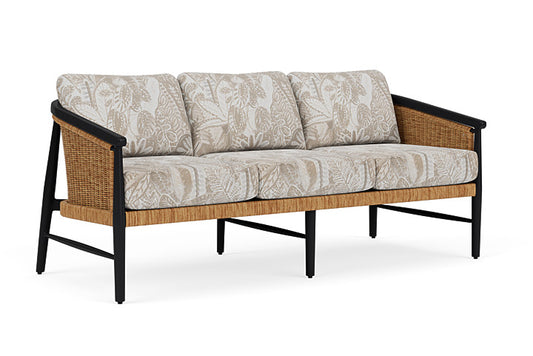 Lloyd Flanders - Galloway Sofa In Tortoiseshell Finish With Wayfarer Dune Fabric - 2390551112073 view 1
