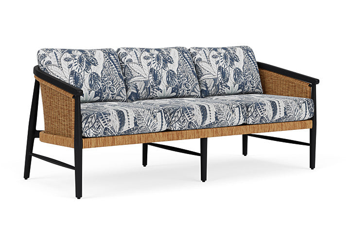 Lloyd Flanders - Galloway Sofa In Tortoiseshell Finish With Wayfarer Mist Fabric - 2390551112074 view 1