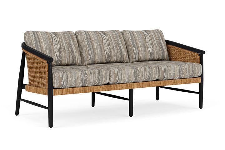 Lloyd Flanders - Galloway Sofa In Tortoiseshell Finish With Woodgrain Ash Fabric - 239055111723 view 1