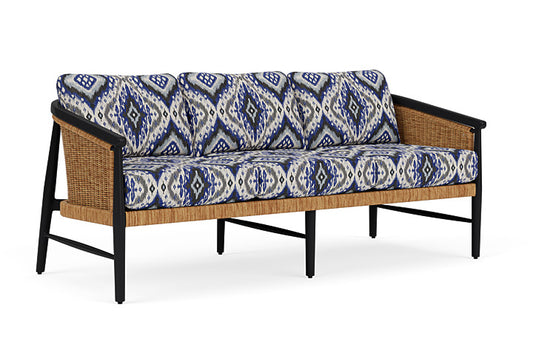 Lloyd Flanders - Galloway Sofa In Tortoiseshell Finish With Yoko Mediterranean Fabric - 239055111705 view 1