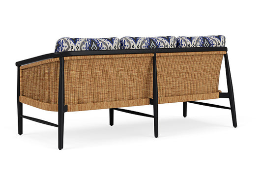 Lloyd Flanders - Galloway Sofa In Tortoiseshell Finish With Yoko Mediterranean Fabric - 239055111705 view 2