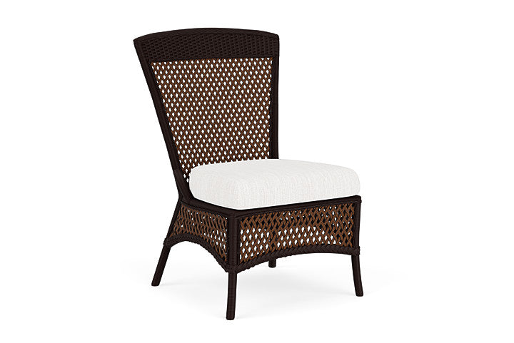 Lloyd Flanders - Grand Traverse Armless Dining Chair In Caramel Finish With Friendly Natural Fabric - 713070362042 view 1