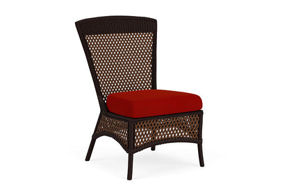 Lloyd Flanders - Grand Traverse Armless Dining Chair In Caramel Finish With Partyline Lollipop Fabric - 713070362054 view 1