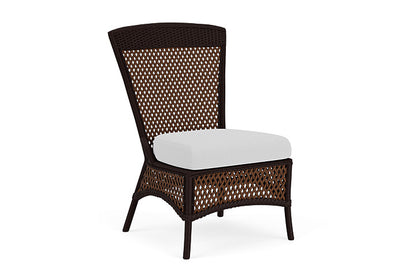 Lloyd Flanders - Grand Traverse Armless Dining Chair In Caramel Finish With Reflections Ice Fabric - 713070362052 view 1