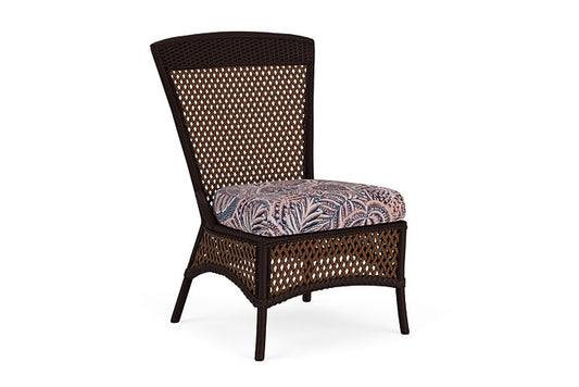 Lloyd Flanders - Grand Traverse Armless Dining Chair In Caramel Finish With Sensiblity Splendor Fabric - 713070362082 view 1