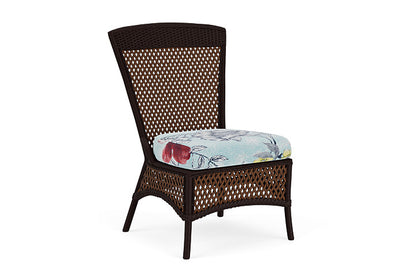 Lloyd Flanders - Grand Traverse Armless Dining Chair In Caramel Finish With Serena Floral Meadow Fabric - 713070362079 view 1