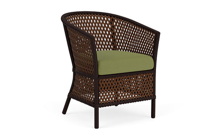 Lloyd Flanders - Grand Traverse Barrel Dining Chair In Caramel Finish With Reflections Grass Fabric - 713130362051 view 1