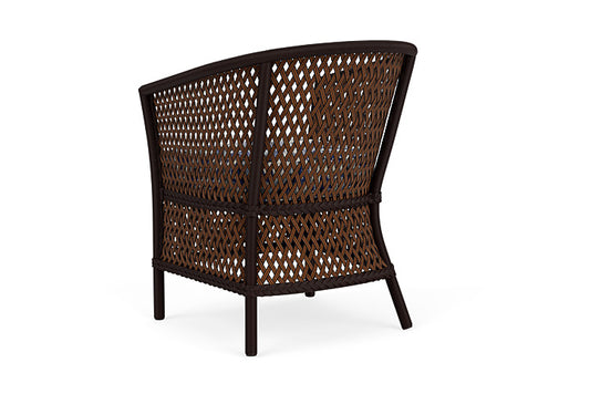 Lloyd Flanders - Grand Traverse Barrel Dining Chair In Caramel Finish With Yoko Mediterranean Fabric - 71313036705 view 2