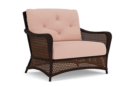 Lloyd Flanders - Grand Traverse Chair & A Half In Caramel Finish With Azulu Clay Fabric - 713150362033 view 1