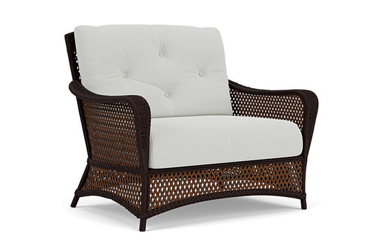 Lloyd Flanders - Grand Traverse Chair & A Half In Caramel Finish With Bright Side Fog Fabric - 713150362012 view 1
