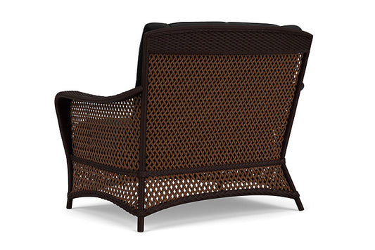 Lloyd Flanders - Grand Traverse Chair & A Half In Caramel Finish With Canvas Black Fabric - 71315036157 view 2