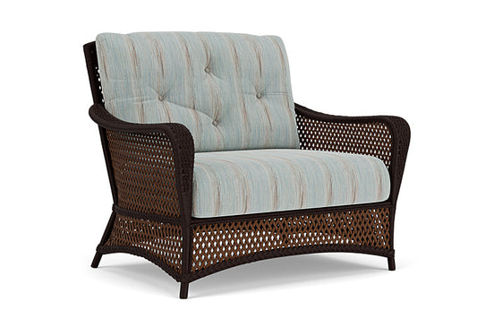 Lloyd Flanders - Grand Traverse Chair & A Half In Caramel Finish With Colorwave Mist Fabric - 713150362072 view 1