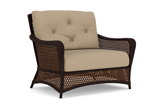 Lloyd Flanders - Grand Traverse Chair & A Half In Caramel Finish With Fife Sahara Fabric - 71315036742 view 1