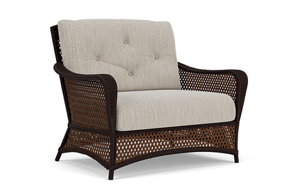 Lloyd Flanders - Grand Traverse Chair & A Half In Caramel Finish With Friendly Flax Fabric - 713150362026 view 1