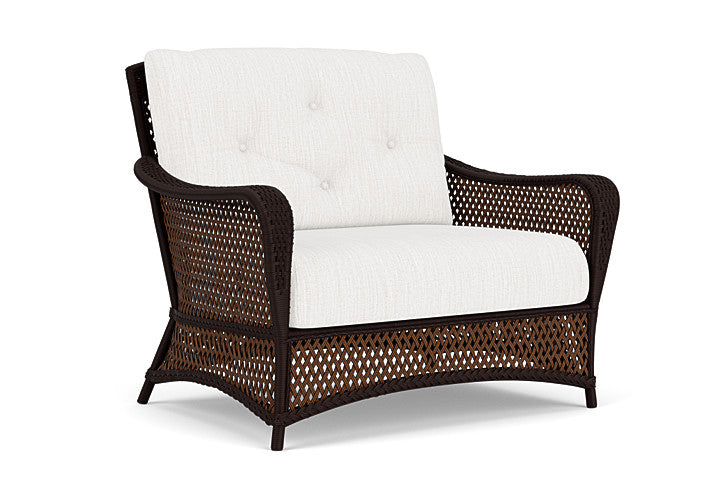 Lloyd Flanders - Grand Traverse Chair & A Half In Caramel Finish With Friendly Natural Fabric - 713150362042 view 1