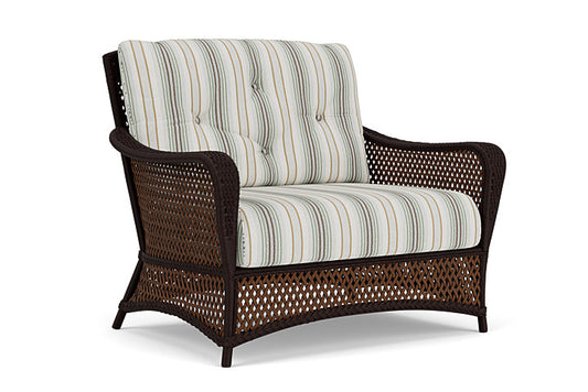 Lloyd Flanders - Grand Traverse Chair & A Half In Caramel Finish With Jansen Eucalyptus Fabric - 713150362061 view 1