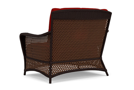 Lloyd Flanders - Grand Traverse Chair & A Half In Caramel Finish With Partyline Lollipop Fabric - 713150362054 view 2