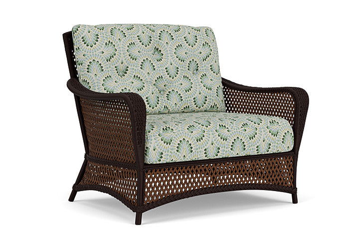 Lloyd Flanders - Grand Traverse Chair & A Half In Caramel Finish With Plume Spring Fabric - 713150362085 view 1
