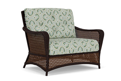 Lloyd Flanders - Grand Traverse Chair & A Half In Caramel Finish With Plume Spring Fabric - 713150362085 view 1